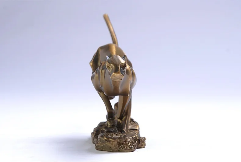 Современная Абстрактная Гепард скульптура полирезина Леопард украшение статуи