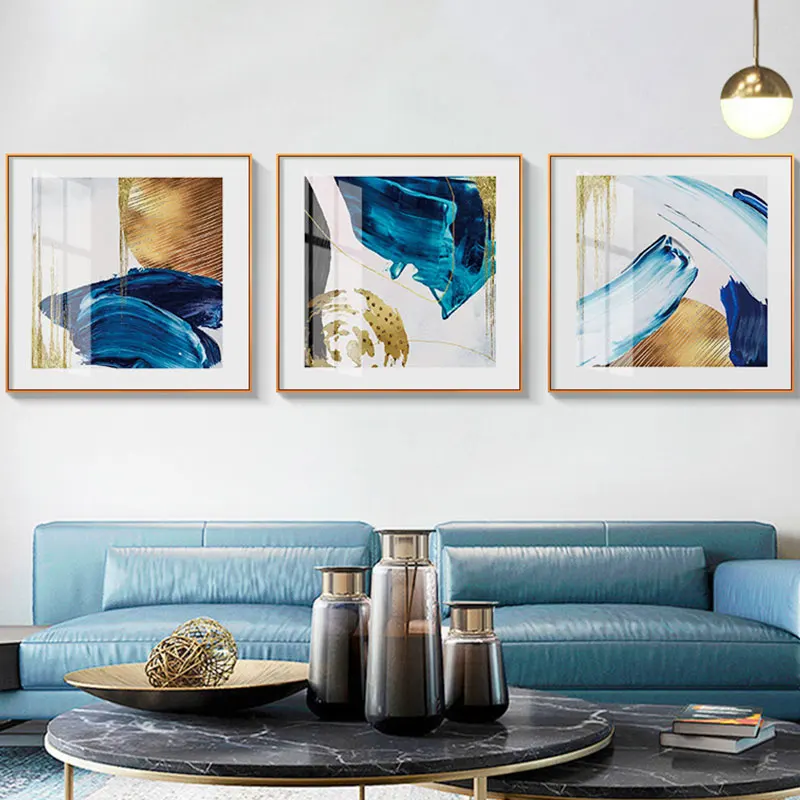 

Nodic Canvas Painting Bright Color Combination Wall Art Canvas Fashion Wall Pictures for Living Room Bedroom Art Home Decoration