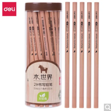 

Deli S945 Hexagonal Penholder / Log 2H Pencil / Sketch Drawing / Student Pencils/Engineering Drawing 50 Pieces / Bucket