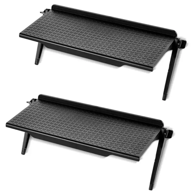 

Adjustable Computer Monitor Desktop Stand TV Screen Top Storage Shelf Rack