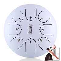 6in metal tongue drum mini 8 tone hand pan drums with drumsticks percussion musical instruments