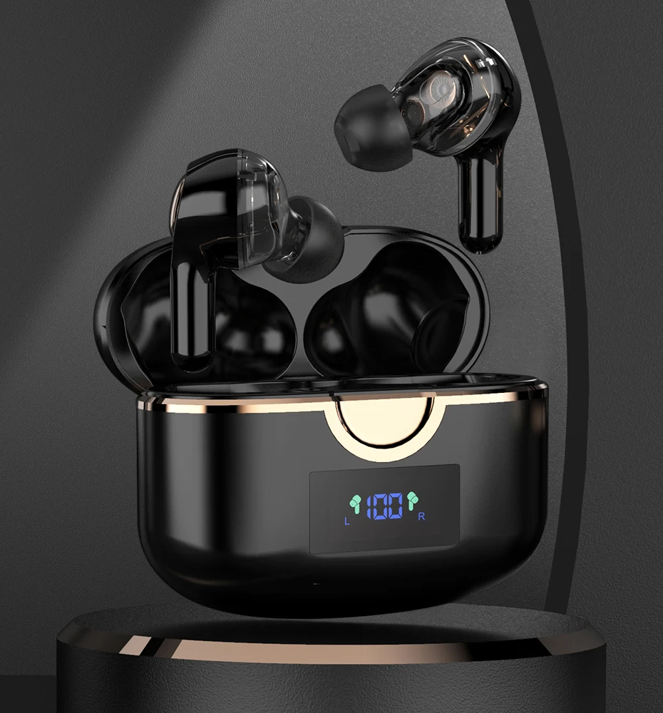 Наушники-вкладыши TWS с Беспроводной наушники Bluetooth Сенсорный наушник бас стерео