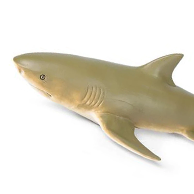 

2Pcs Simulation Marine Animal Model Soft Lemon Shark Ornaments