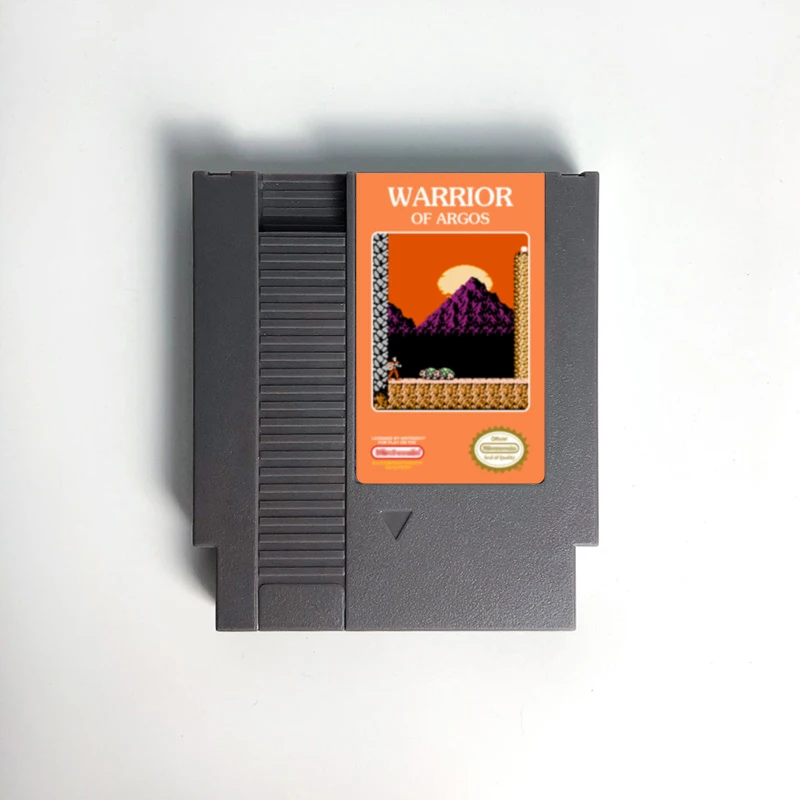 

Игровой картридж Warrior of Argos для консоли NES с 72 контактами