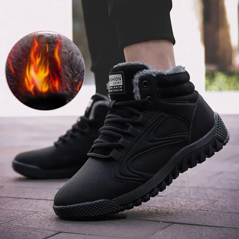 Baideng/теплые кроссовки для мужчин и женщин 38 градусов Цельсия зимняя обувь бега на