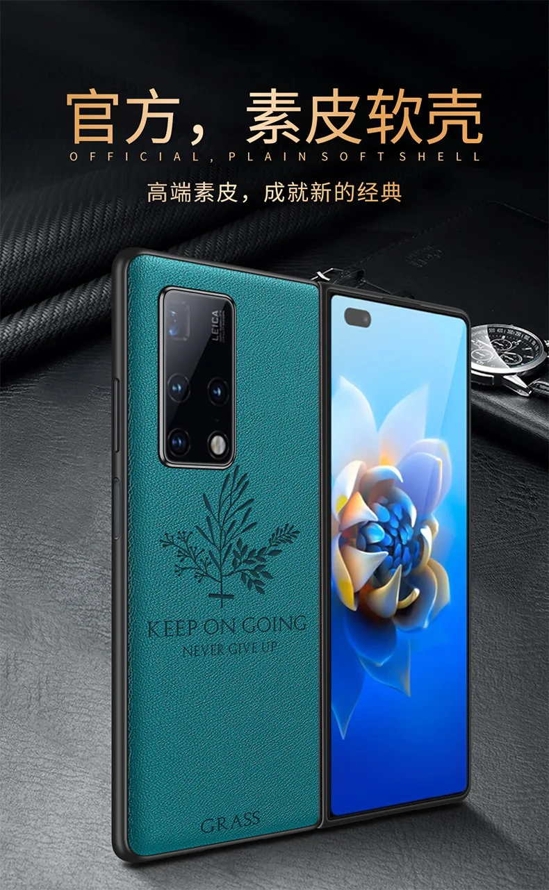 

Genuine Leather Case For Huawei Mate X2 5G Case For Huawei Mate X2 Phone Case Fro Huawei MateX2 Case