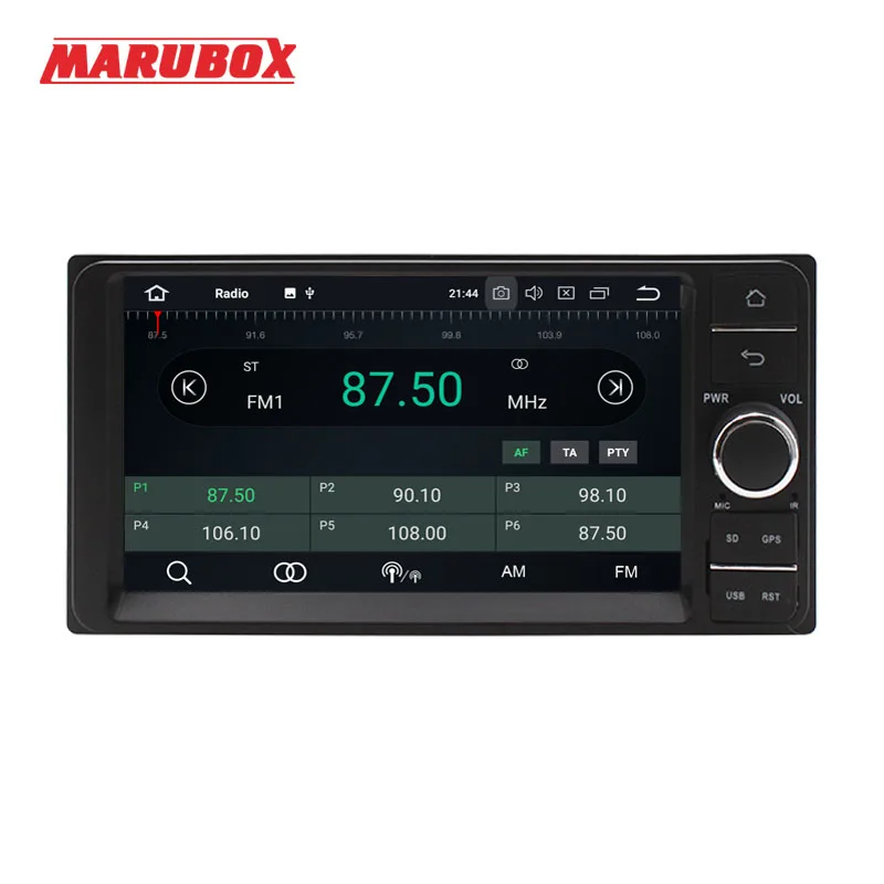 MARUBOX 7A701px5 DSP, 2 Din, 64GB Автомобильный мультимедийный плеер для Toyota Универсальный " дюйм/сек, GPS навигация Bluetooth стерео радио