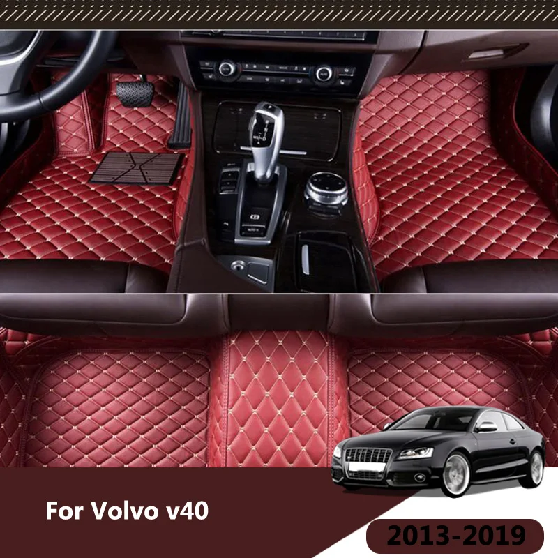 Автомобильные коврики для V40 2013 2014 2015 2016 2017 2018 2019 на заказ аксессуары салона