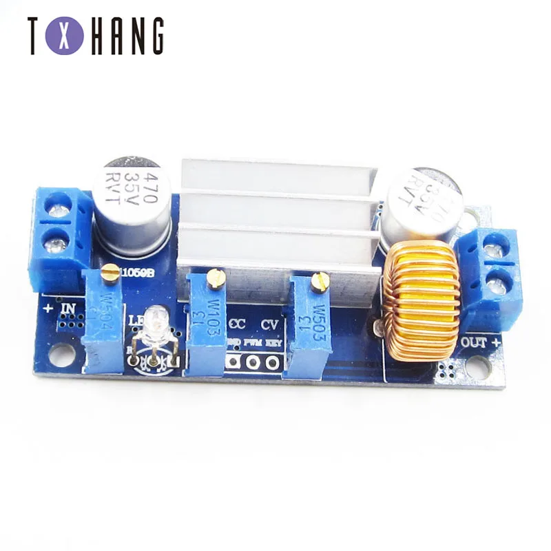 Автоматическая защита! Модуль питания DC-DC XL4005 Step Down Buck с максимальной нагрузкой 5A, регулируемый CC/CV зарядный модуль литиевой батареи для Arduino.