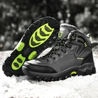 Высококачественные мужские зимние ботинки для активного отдыха, пешего туризма, зимняя обувь большого размера, походная обувь, новинка 2021, спортивная обувь, Рабочая обувь на толстой подошве для мужчин