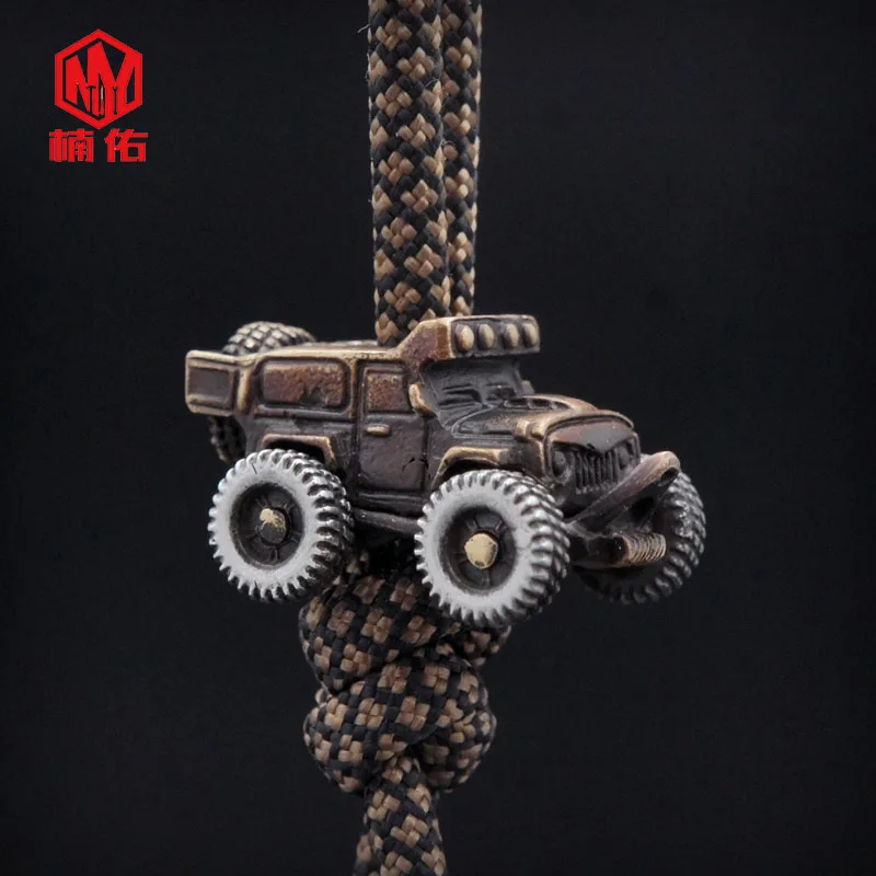 1 шт. оригинальный Бронзовый Серебристый Jeep Wrangler для внедорожника EDC бусы на