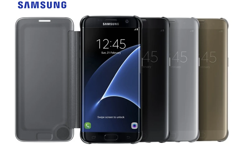Funda inteligente Original para Samsung Galaxy S7, G9300, S7 edge, G9350, EF-ZG930, vista inteligente-2