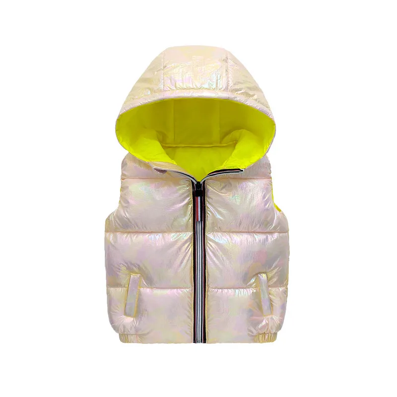 Осень зима 2020 детский хлопковый жилет новый пуховый с капюшоном жилет|Жилеты| |