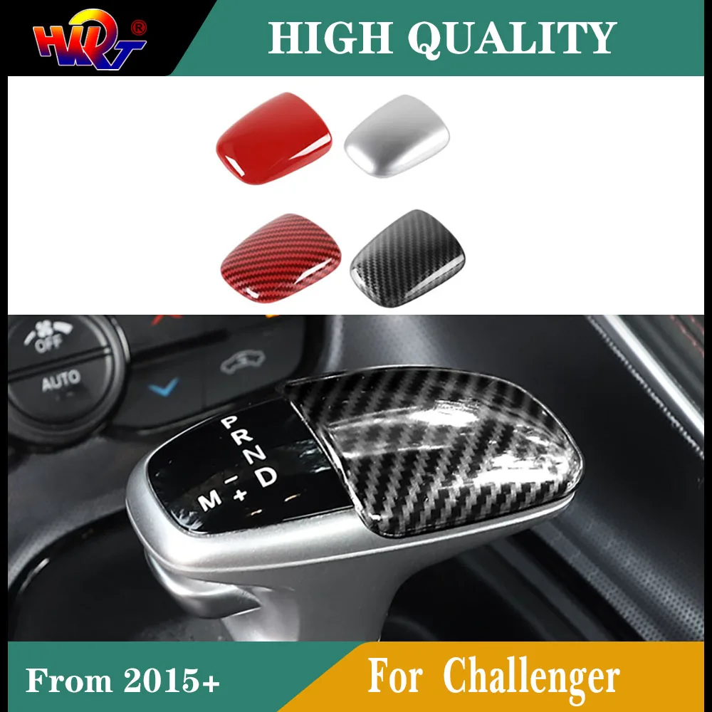 

Car Gear Shift Knob Head Decor Cover Stickers For Dodge Challenger 2015-2019 And Gear Shift Knob For Dodge Charger 2015+