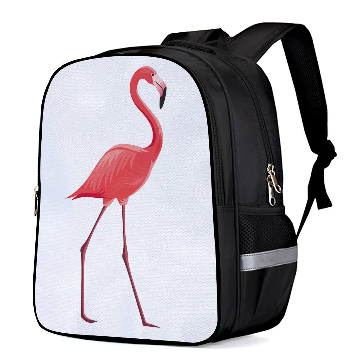 Мультипликационный Фламинго Африка животное розовый многофункциональный рюкзак открытый ноутбук Книга