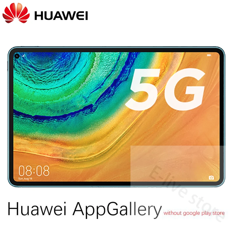 Планшетный ПК Huawei MatePad Pro 5G version10.8 дюймов Kirin 990 8 ядер ГБ ОЗУ 256 Гб ПЗУ 2560x1600 Android 10 GPS