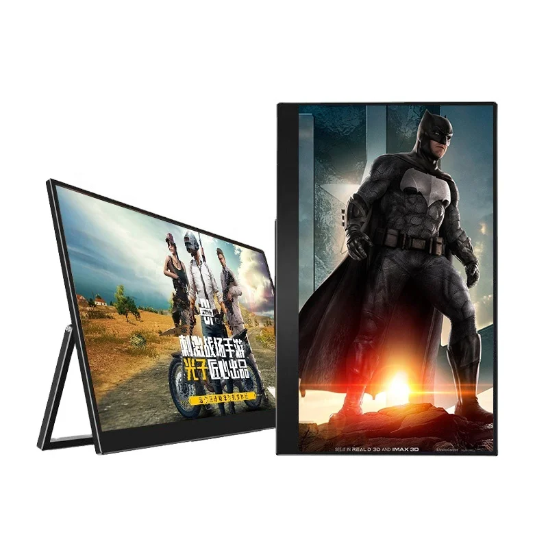 

Черный портативный монитор 15,6 дюймов ips hdr 1920x1080 fhd Компьютерный дисплей игровой сенсорный ЖК-экран для игр с usb type-c