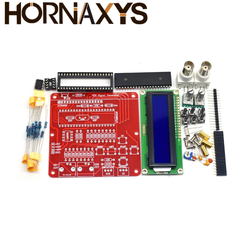 DDS Function Signal Generator DIY Kit Frequency Square Sawtooth Triangle Wave Parts Source Components |
