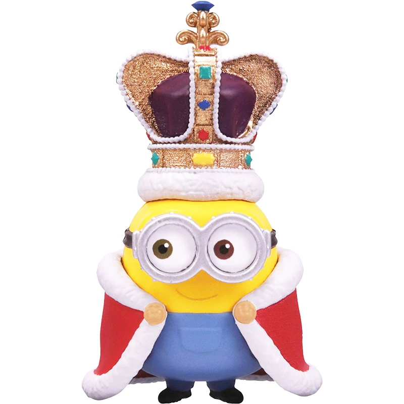 

TAKARA TOMY Anime Despicable Me Alloy Doll Action Figure Model Anime Minions King Kids Toy Christmas Gifts