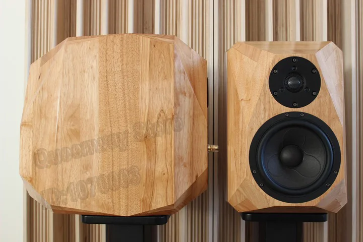 

6.5 inches Hi-End bookshelf speaker/loudspeaker Scan-Speak 6620/7100/70009/6640 tweeter + 8741 midrange-bass Wood
