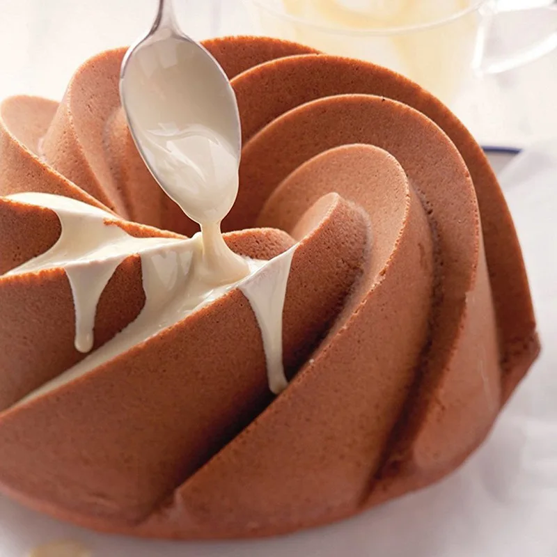 Силиконовая форма для выпечки в форме спирали 9 дюймов | Дом и сад