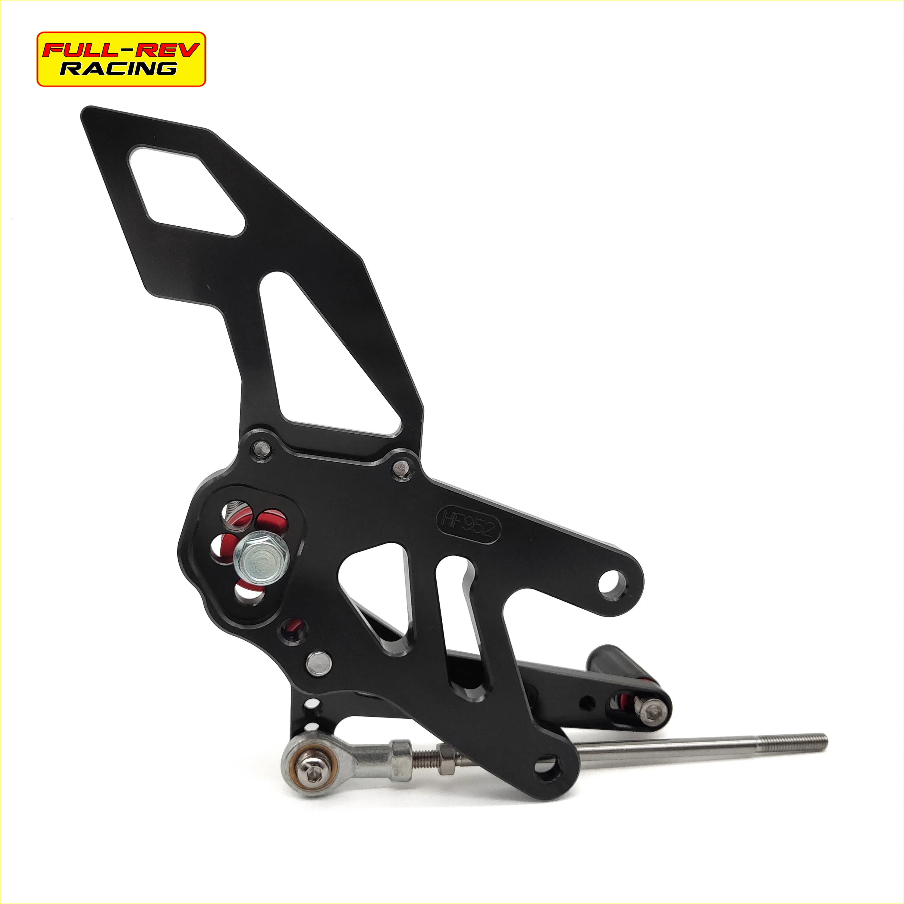 Черный мотоциклетный комплект задних ножек полный Rev Racing для APRILIA RSV4 APRC ABS 13-16