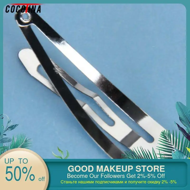 50 шт./пакет серебристые заколки для волос 30/40 мм шпильки женщин аксессуары