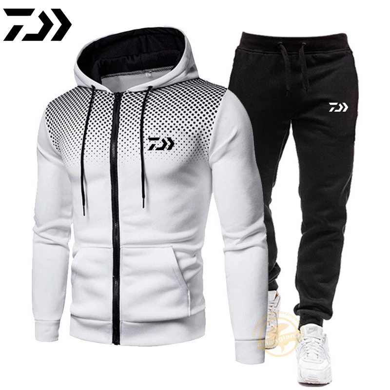 

Men Fishing Clothes Long Sleeve Hoodie Fishing Suit Pant Outdoor Sport Fishing Suits Quick Dry BreathableFishing Jacket
