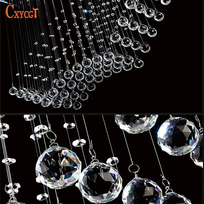 Люстра для ресторана прямоугольная хрустальная лампа креативная личность