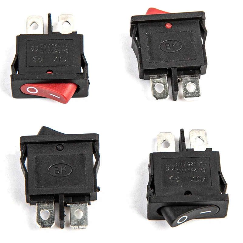 Ультратонкий Клавишный Выключатель 10 шт 2 контакта 6 А 250 В | Обустройство дома