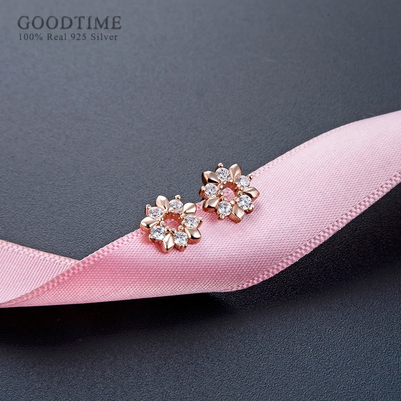 Женские серьги-гвоздики из серебра 925 пробы | Украшения и аксессуары