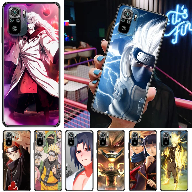 

Cool Japanese Anime Hatake Shippu Color Painting Phone Case For Xiaomi Redmi Note 10T 5G 10S 10X 10 Coque Carcasa Soft TPU
