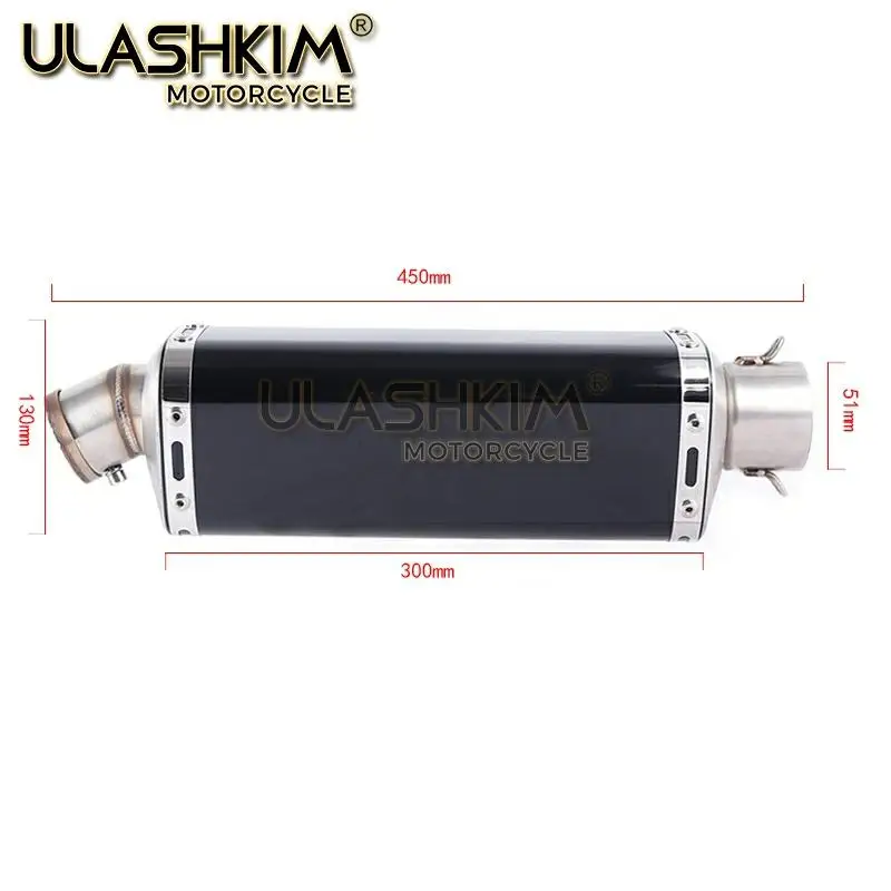 Мотоцикл выхлопной Escape глушитель средняя контактная труба полная система