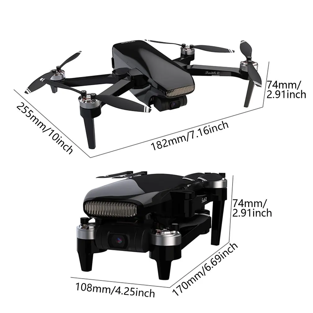 

4K Drone GPS HD Camera 3-Axis Gimbal Quadcopter Professional 35min Flight RC 5KM One Button Skydiving Three Speed Mode