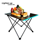Легкий портативный складной стол для кемпинга на открытом воздухе обеденный стол высокопрочный стол из алюминиевого сплава для пикника барбекю