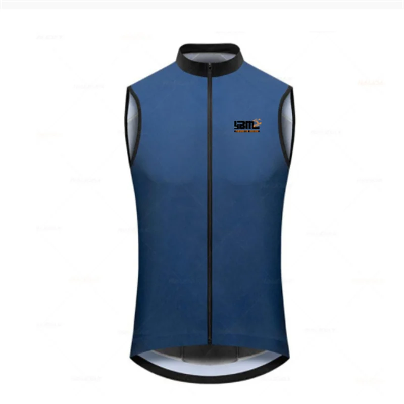 

2021 logo cycling Gilet Bicycle MTB Lightweight Windproof vest Mountain Bycicle Clothing Back breathable mesh