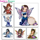 5D Алмазная вышивка крестиком на рисунке, сказочной бабочки 