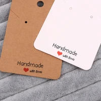 30pcs 5x5cm 5x7cm card earrings and necklaces display cards cardboard packaging hang tag ear studs paper card for jewelry