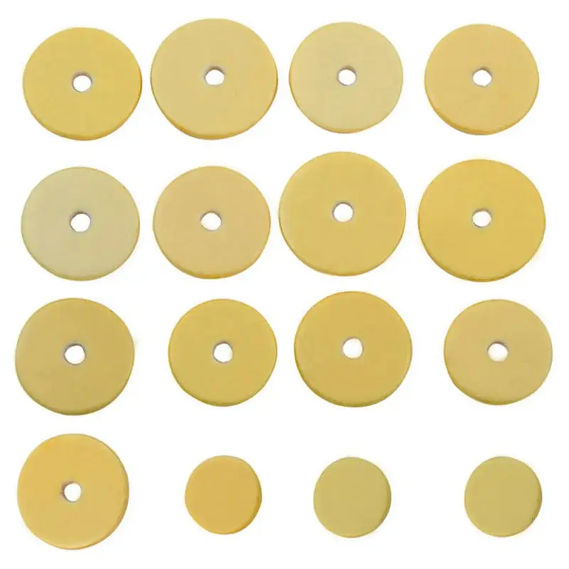 16 шт флейта Кожа колодки Замена прочный изысканный инструмент ветра|Детали и