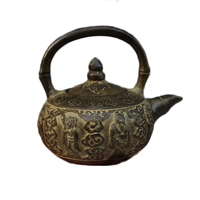 

LAOJUNLU Imitation Antique Pure Copper Eight Cents Pot