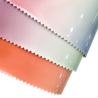 shiny glossy gradient color pu faux synthetic leather fabric rollsheet for making shoebagcraftearringhairbow