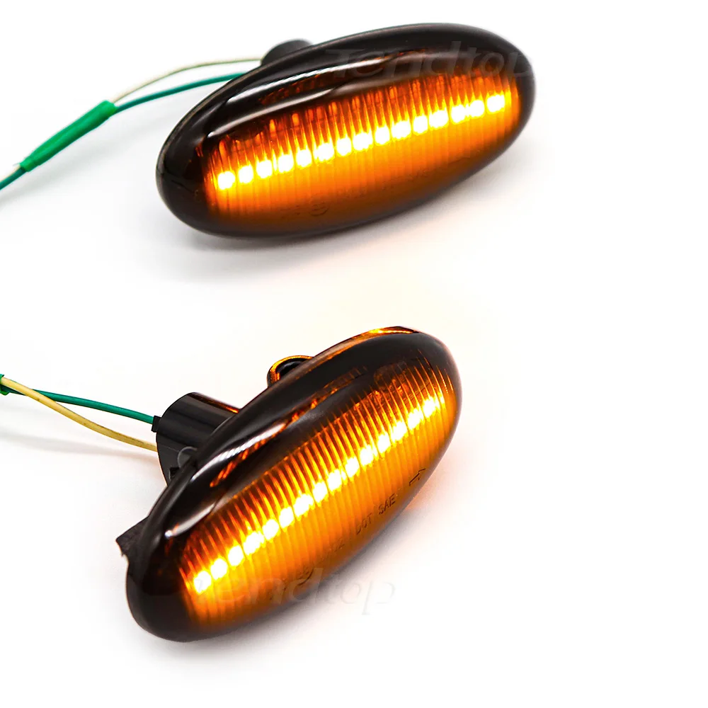Пара Светодиодный Боковой габаритный указатель поворота светодиодные боковые