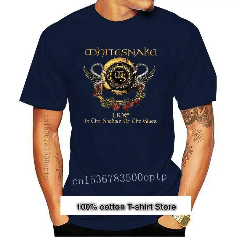 

Camiseta negra de manga corta para hombre, camisa de color morado intenso, LIVE IN THE SHADOW OF THE blue, nueva
