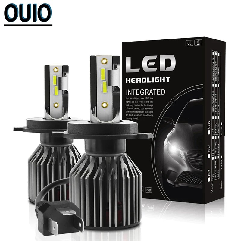 28000LM/2 шт. G4 светодиодный светильник 100 Вт 9012 автомобилей головной лампы H1 H4/9003 H7
