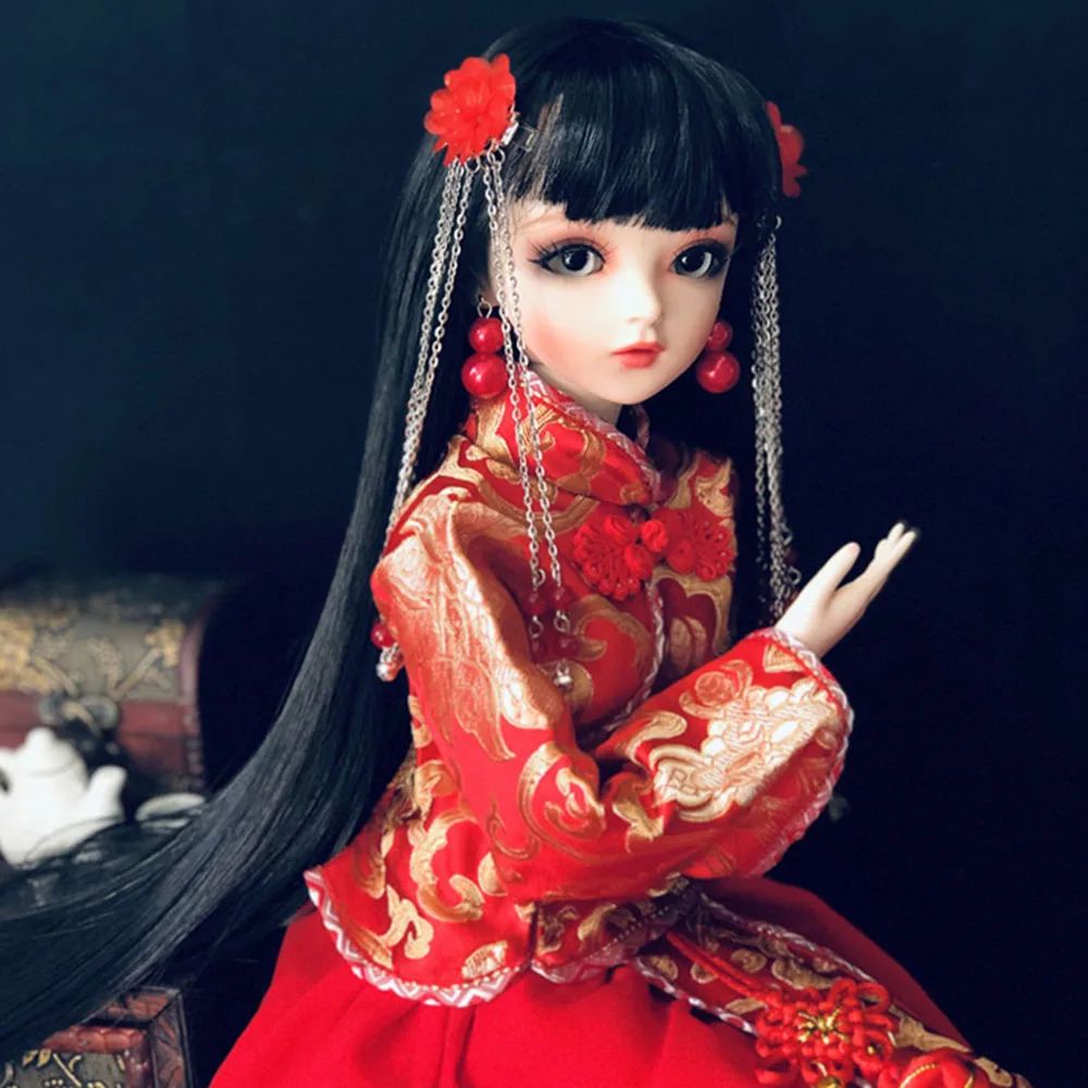 Классическая красивая кукла BJD 60 см с одеждой в старинном дворцовом стиле