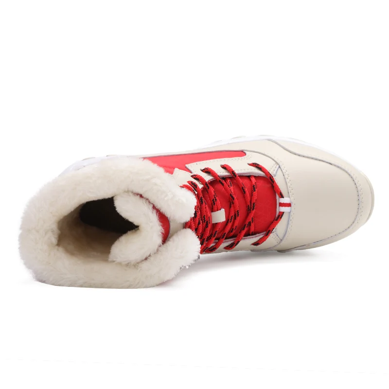 

Winter Brand Thick Bottom Snow Boots Women Height Increasing Shoes Woman High Top Wedges Women Boots Size 35-41