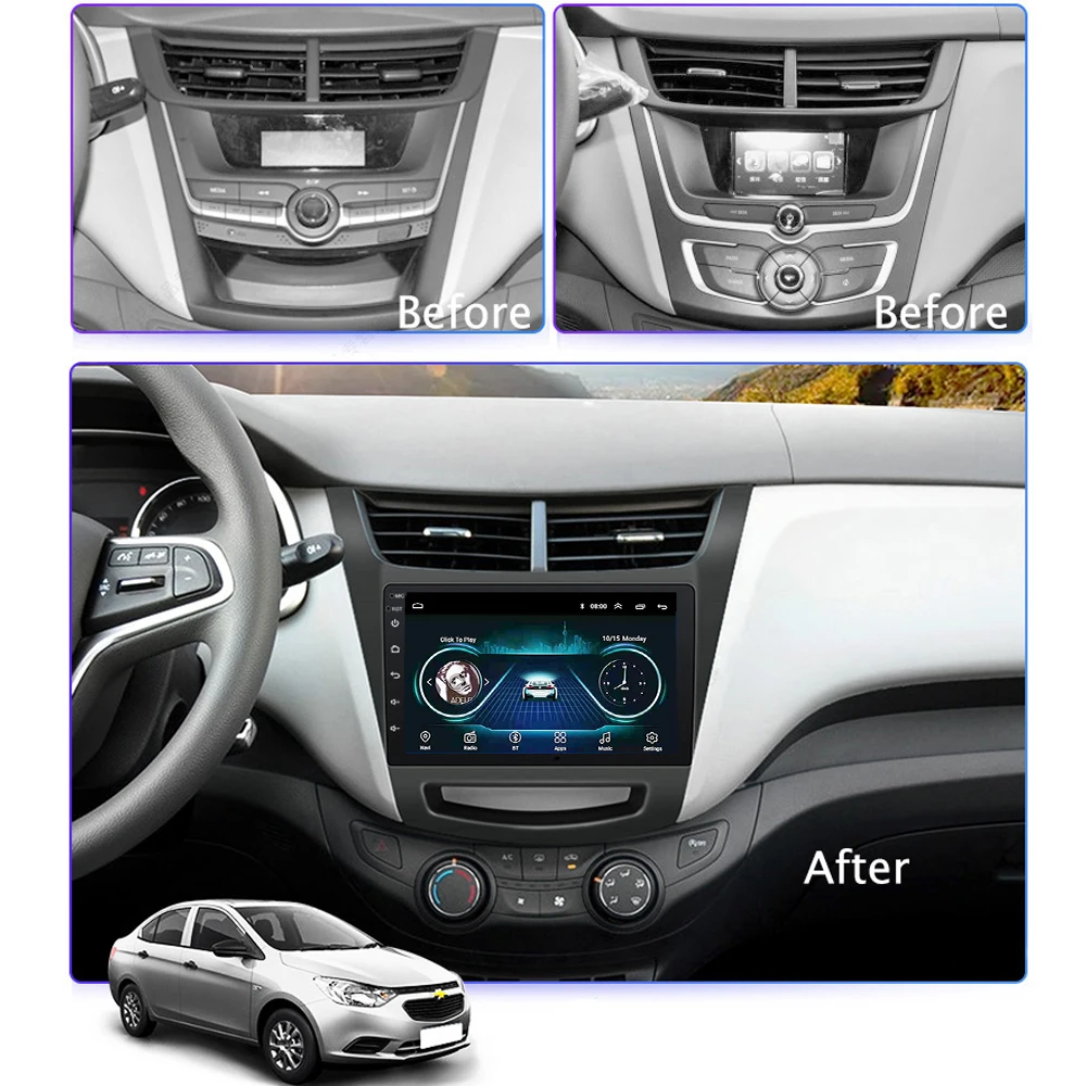 Автомагнитола для Chevrolet Sail DVD 2015 2016 2018 мультимедийная система Радио стерео