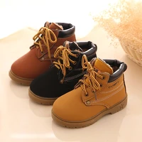 winter fashion childrens shoes girls boys plush martin boots casual warm ankle shoes kids fashion sneakers baby snow boots pu