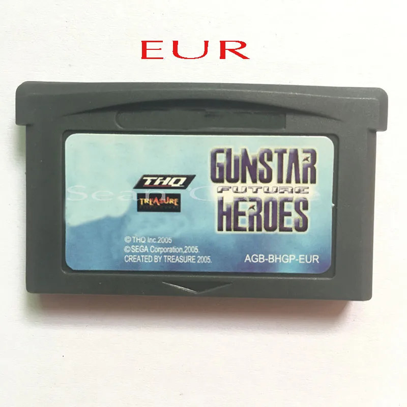32 Bit EUR портативная консоль видео игровая карта-картридж Gunstar Future Heroes версия
