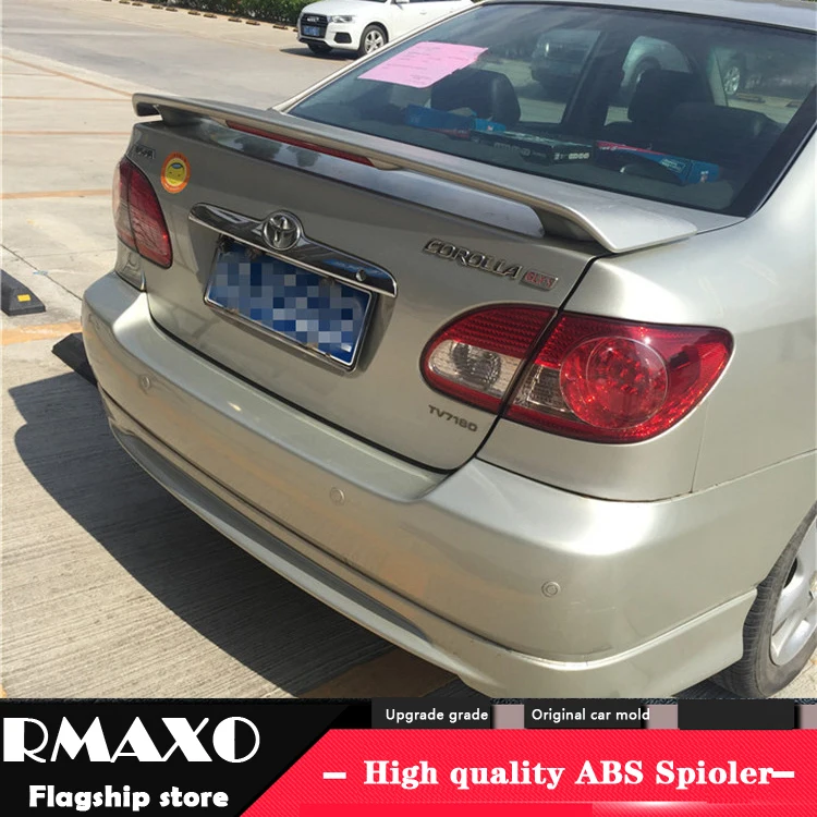 Спойлер для TOYOTA Corolla 2003-2005 высокое качество АБС-пластик цвет праймера заднего